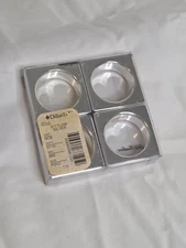 Noble Excellence for Dillards Modern Silver Napkin Rings, set of 4