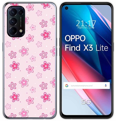 Custodia ALAMO Colorata Per Oppo Find X3 Neo - Cover Traslucida In TPU Con Bumper Antiurto E Design Sfumato Rosa Verde, Supporto Laccetto - 2