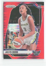 2024 Panini Prizm WNBA #31 Jaelyn Brown Red Pulsar Prizm #/299