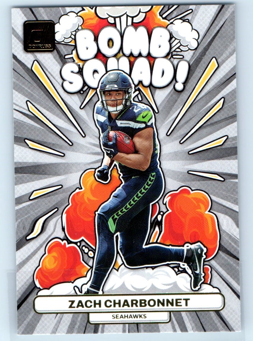2023 Donruss #BS-30 Zach Charbonnet Bomb Squad