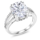 925 Sterling Silver Red Tiger Eye Ring For Women (4.48 Cttw,  12X10MM, Gemstone