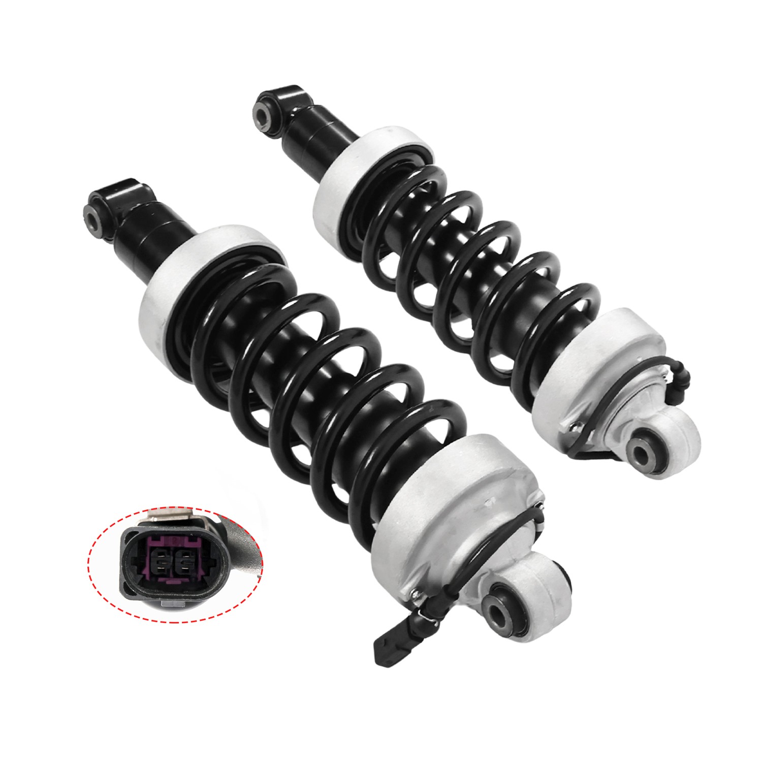 2X Rear Suspension Shock Struts Magnetic Ride For Audi R8 V8 4.2L 5.2L 2007-2015