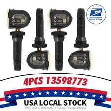 4x Oem 13598773 Tire Pressure Sensor Tpms 433mhz For 2016-2020 Chevrolet Malibu