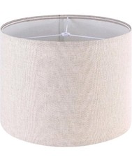 Beige Medium Drum Lamp Shade for Table Lamps Floor Lamps- 13 "Top x 13" Bottom x