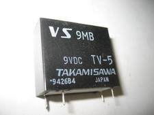 NOS VS 9MB TV-5 160723-19 Takamisawa 9VDC TV-5 Power Relay