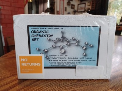 Organic Chemistry Set / Kit Andrus Educational Supplies Complete (Sealed) New