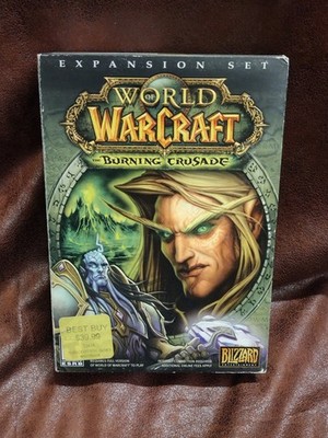 WORLD OF WARCRAFT BURNING CRUSADE EXPANSION SET - UNTESTED 