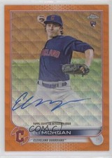 2022 Topps Chrome Rookie Orange Wave Refractor 7/25 Eli Morgan #RA-EM Auto 0wl1