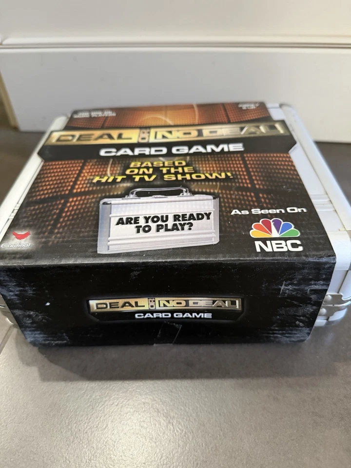 Deal Or No Deal Card Game In Silver Briefcase Based On TV Show 2006 NEW - Image 4 of 4