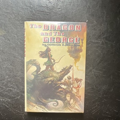 The Dragon and the George HC Book Club Ed Signed/Inscribed Illus DJ 1976