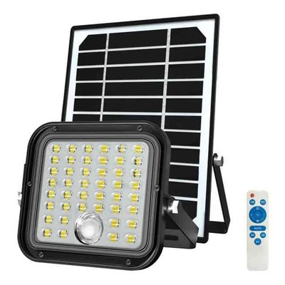 Leuchtturm LED Solar Mit Flächenvorhang Und Sensor 10W 1500 Lm Lumina Park 1500