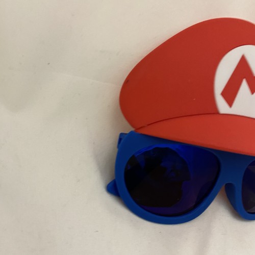 Nintendo Super Mario Brothers Sunnies Sunglasses Fun Red Blue White Summer Sun - Picture 11 of 12