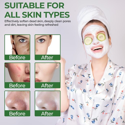 2X Natural Green Tea Purifying Clay Stick Mask Oil Control Anti-Acne Fine Solid - Picture 14 of 27