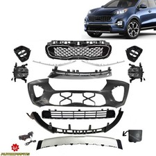 For Kia Sportage 2020-2022  Front Bumper Cover Kit W/grille&fog Light&skid Plate