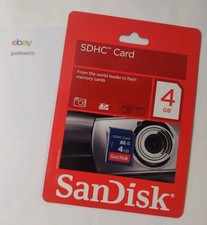 SanDisk 4GB Secure Digital High Capacity SDHC Card New Sealed