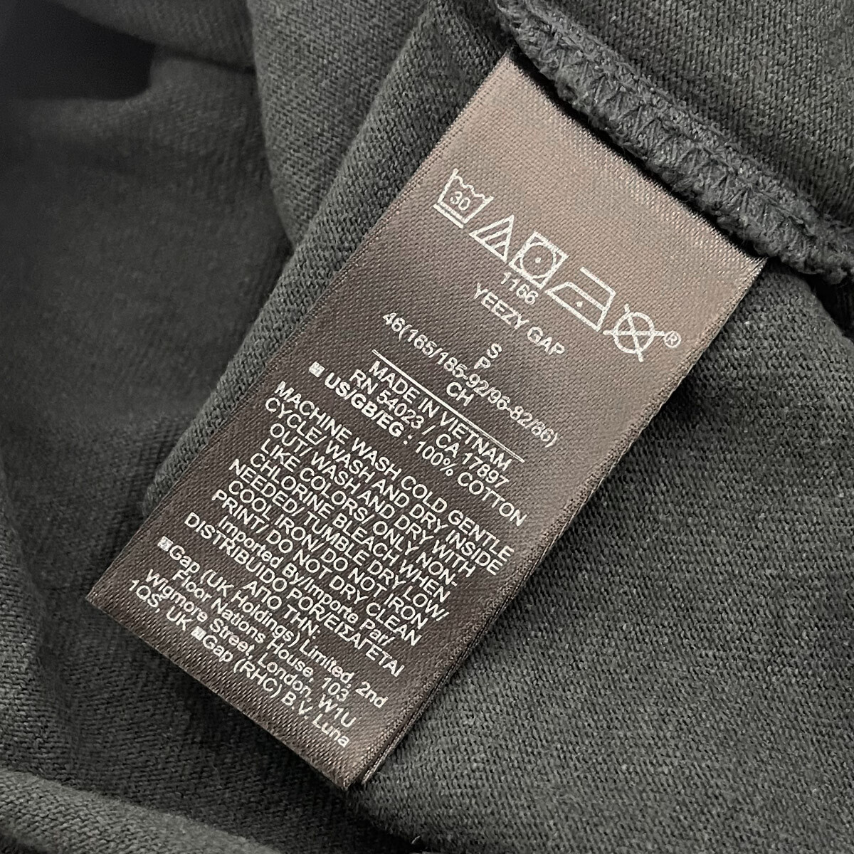 YEEZY GAP 10A DOVE LS TEE 471305-02-2 BLACK Small Medium Large | eBay