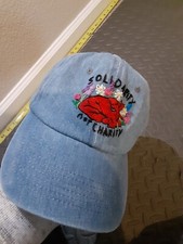 * Solidarity not charity denim hat one size #...