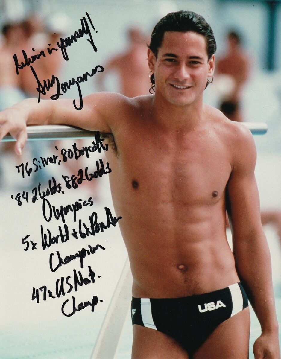 Greg Louganis, USA Olympic Diver, Signed, Autographed, 8X10 Photo, a Coa with the Proof Photo of Greg Signing Will Be Included-- Greg Louganis, USA Olympic Diver, Signed, Autographed, 8X10 Photo, a Coa with the Proof Photo of Greg Signing Will Be Included--