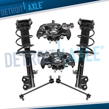 Front Steering Knuckles Struts Spring Sway Bars for Toyota Corolla Matrix 1.8L