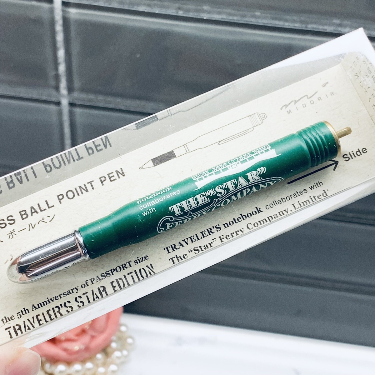 BRASS BALL POINT PEN traveler’s star版 Traveler's Company Brass Ball point Pen Star Edition Made in