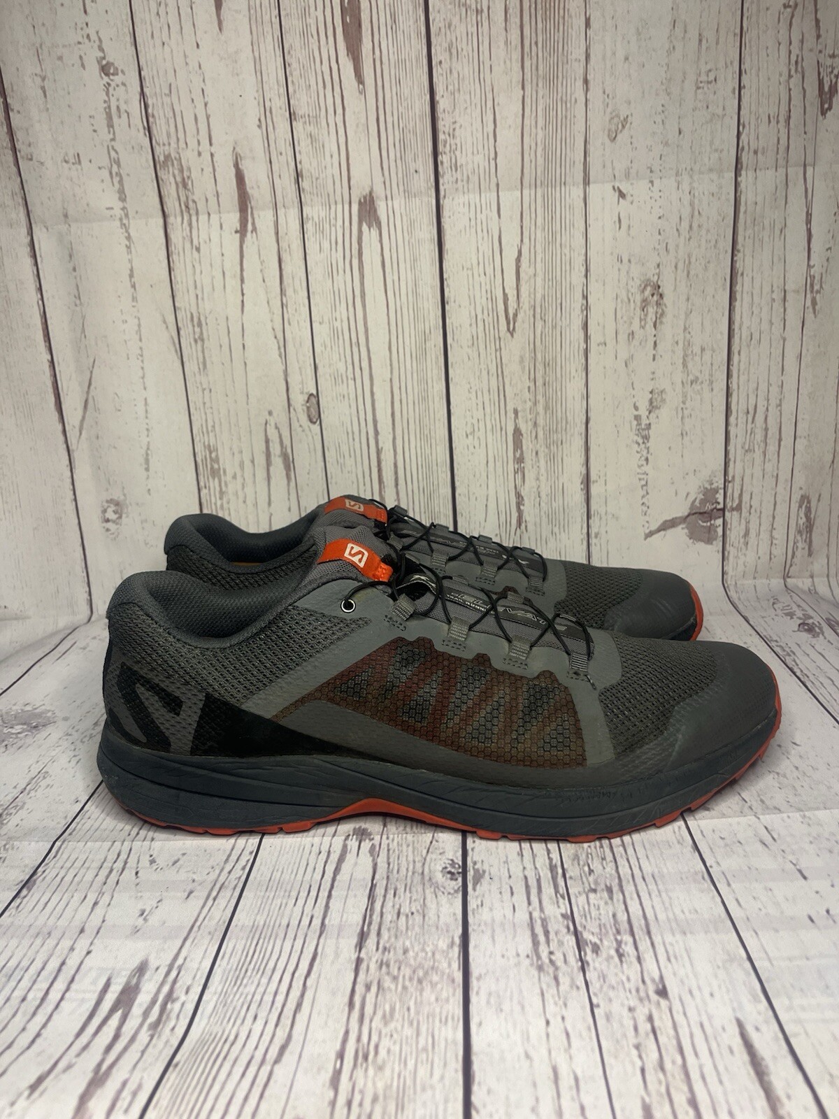 Scarpe da trail running Salomon XA Elevate grigio arancione da uomo taglia 13