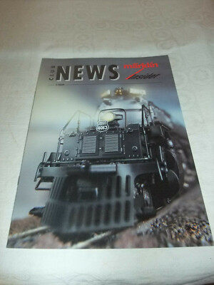 K.4.13 alter Modelleisenbahn Katalog Prospekt Märklin insider Club News 1/2001