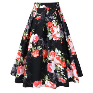 50s midi skirt