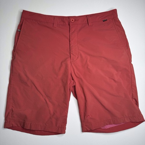 Travis Mathew Stretch Flat Front Golf Shorts 10” Inseam Preppy Athleisure - Picture 2 of 14
