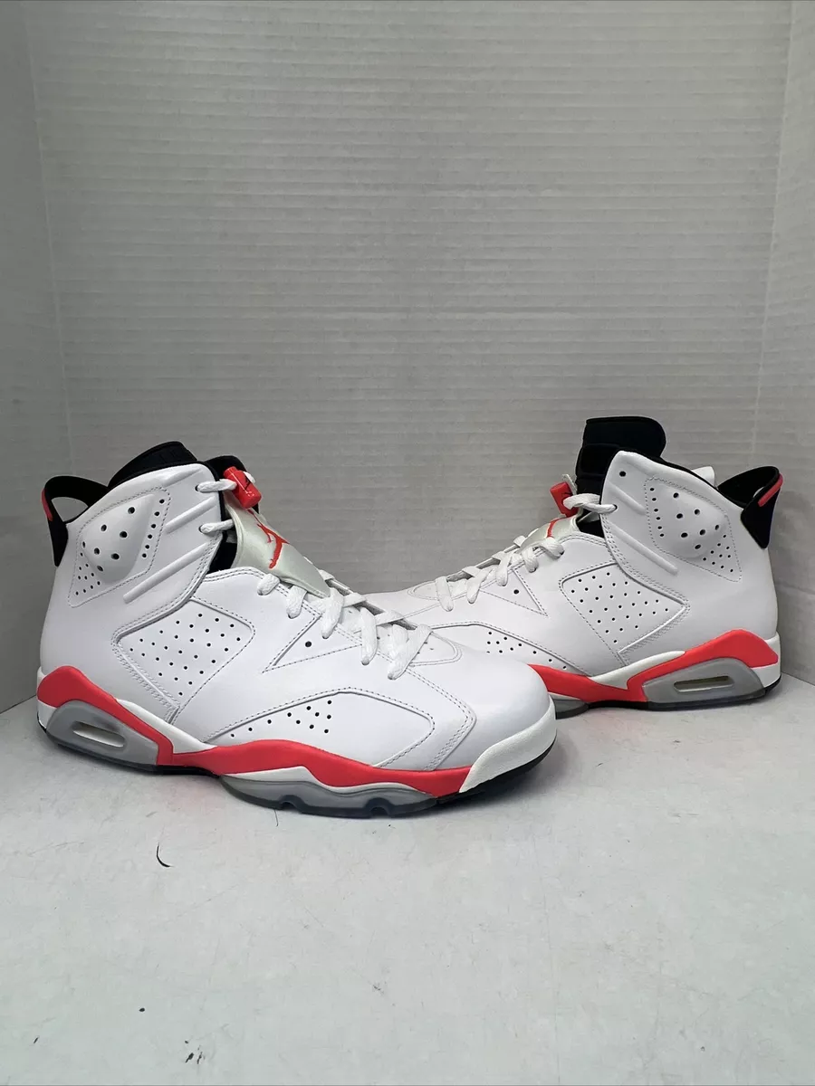 Jordan white hot sale infrared 6