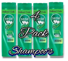 300ml Each Sedal Shampoo Rizos Definidos For Beautiful Defined Curls 4 Pck 