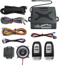 Sistema De Alarma Para Carro Auto Vehiculos Con Encendido y 2 Control Remoto Kit