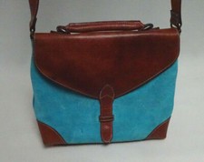 Womans Most Wanted Usa Leather/suede Adjustable Strap Crossbody Cross Over Purse