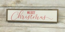 Merry Christmas Wall Decor 24" x 6"