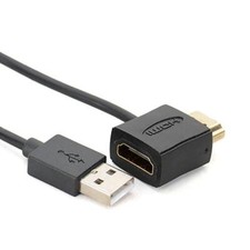 Adaptador USB compatible con HDMI macho hembra a USB 2.0 3.0 adaptador convertidor de video