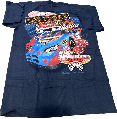 Vintage Nascar Graphic Shirt Las Vegas "High Rollin' Racing 400 (Size Medium) - Picture 4 of 5