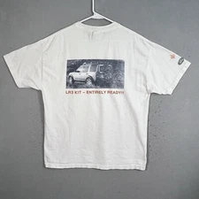Vintage Land Rover LR3 Kit Truck Promo T Shirt Adult XL White Made In USA Mens