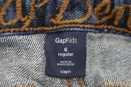 Gap Kids Boys Blue Denim Straight Leg Jeans Pants Size 6 - Picture 3 of 3