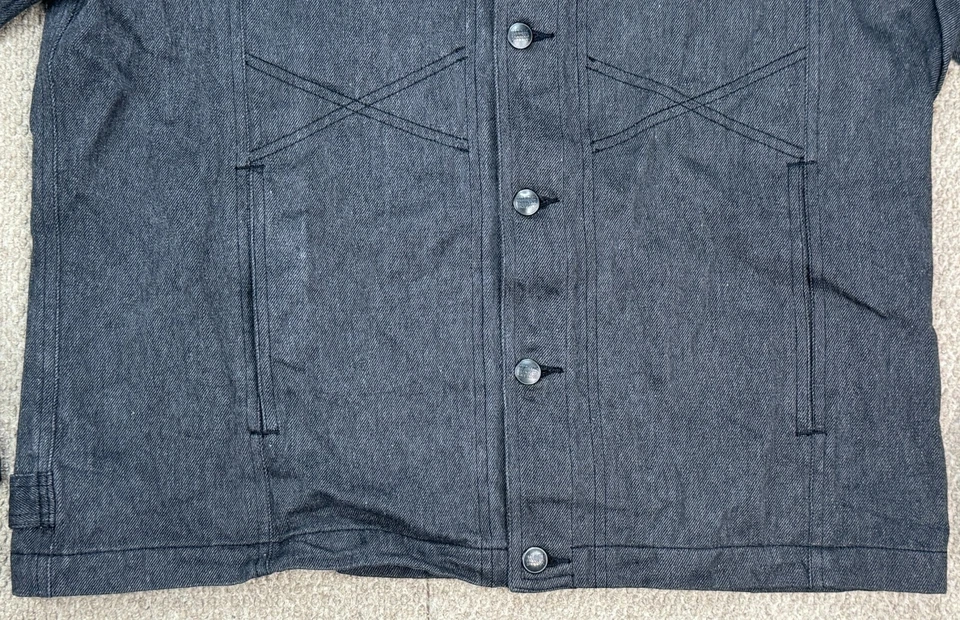 Marithe Francois Girbaud Vtg Men's Button Up Long Sleeve Denim Jacket Size M - Image 2 of 4