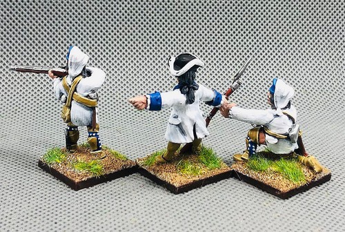 28 mm französisch-indischer Krieg bemalt 1754-1763 französische Marines FIW 31 - Bild 11 von 11