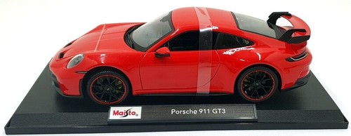 Maisto 1/18 Scale Diecast 46629 - Porsche 911 GT3 - Red - Picture 3 of 5