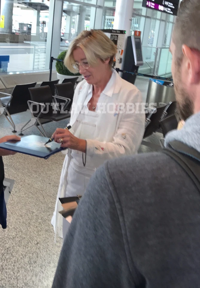 Foto firmada autografiada de Emma Thompson Sentido y sensibilidad 8x10 ACOA Foto 3 de 3