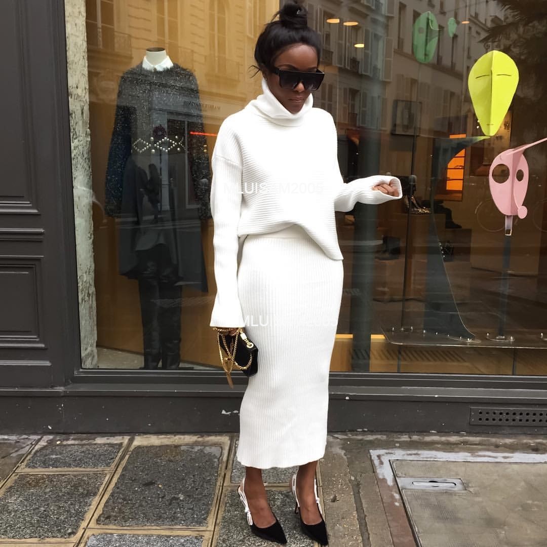 zara ribbed knit skirt