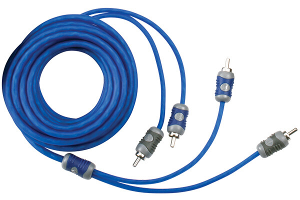 Kicker 46KI25 K-Series 2-Channel RCA Interconnect, 5.0 Meter