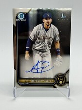 2022 Bowman Chrome Baseball 1st Antonio Pinero Milwaukee Brewers CPA-AP