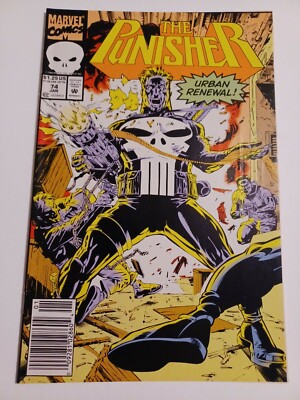 Punisher #74 Comic Book - Newsstand Edition - Pics!