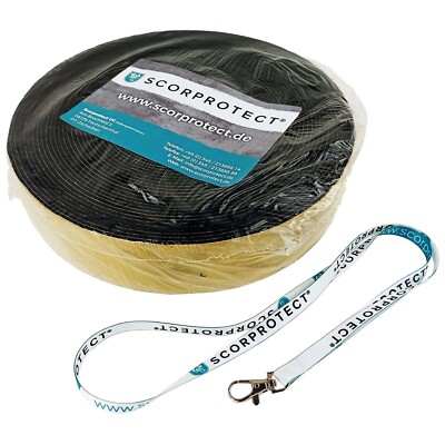 Kautschuk Klebeband für Armaflex XG Platten schwarz 50 mm x 15 m + Scorprotect  