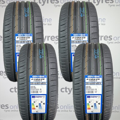 4X New 225 45 17 Toyo Proxes Comfort 94V XL 225/45R17 *C/A RATED