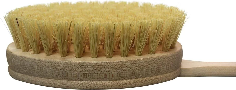 Yerba Prima Natural Vegetable Bristle Skin Cleaning Brush With Detachable Handle - Image 4 of 4