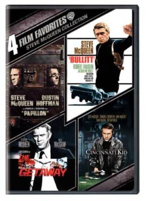 4 Film Favorites: Steve McQueen (Bullitt, The Cincinnati Kid, The Getaway - GOOD