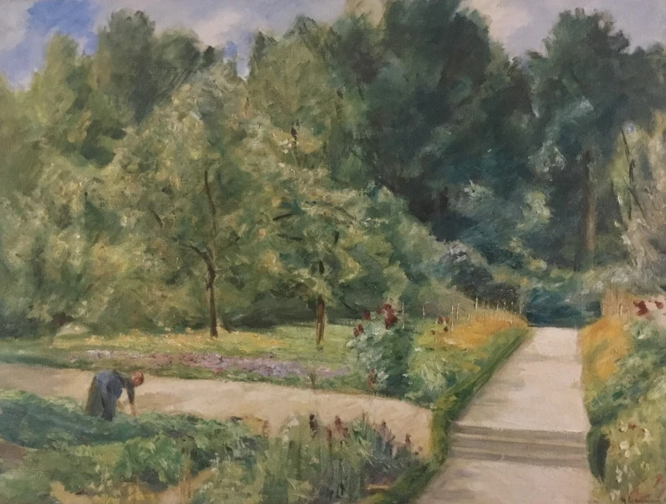 Impresión enmarcada personalizada Max Liebermann El jardín útil en Wannsee  Foto 2 de 2